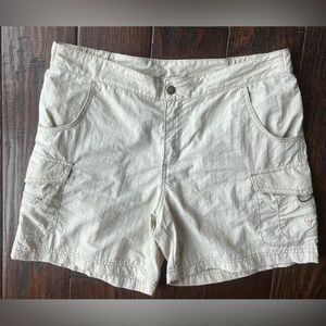 White Sierra Cargo Shorts